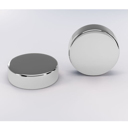 Eastbrook Round Vent Cap Pair Chrome | 101.0006