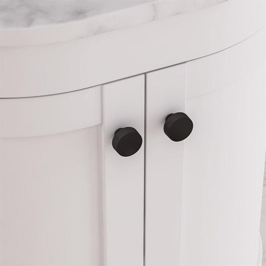Eastbrook Lucerne Smooth Knob Handle (3x) Matt Black | 116.0002x3