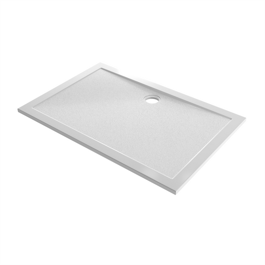 Eastbrook Corsair Anti-Slip 1100x900mm Rectangle Shower Tray White | 159.2106