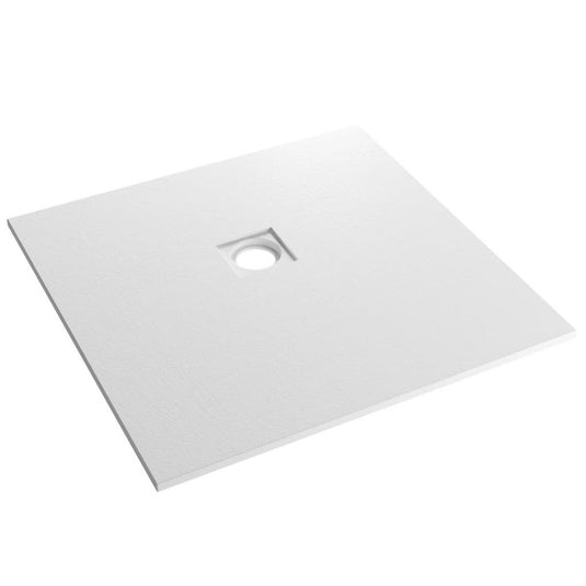 Eastbrook Crossland 800x800mm Square Slate Shower Tray White | 159.3003