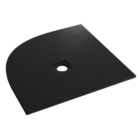 Eastbrook Crossland 800mm Quadrant Slate Shower Tray Black | 159.3057