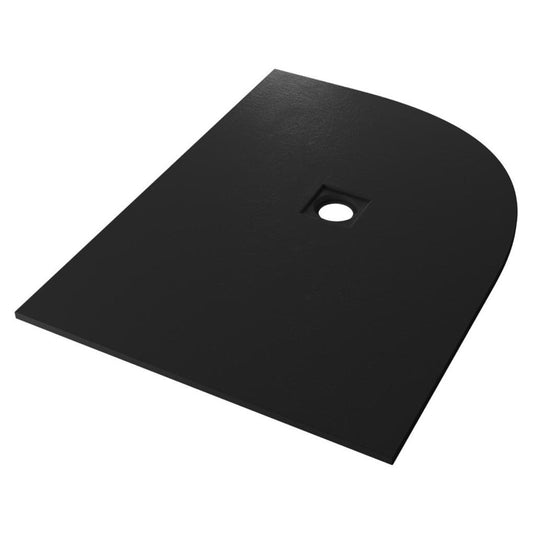 Eastbrook Crossland 1200x900mm Offset Quadrant Slate Shower Tray RH Black | 159.3067