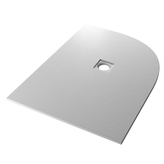 Eastbrook Crossland 1200x900mm Quadrant Slate Shower Tray RH Light Grey | 159.3227