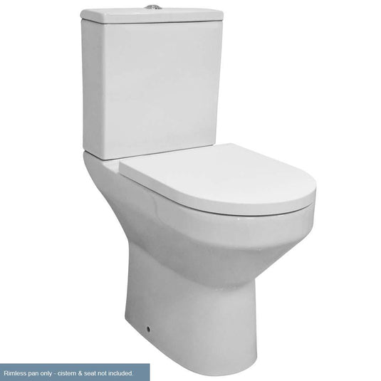Eastbrook Kenley Comfort Height Rimless Pan White | 26.0166