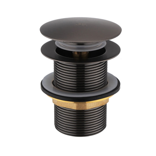 JTP Vos Click Clack Bath Waste Unslotted Suitable For Free Standing Bath Brushed Black | 27609CCBBL