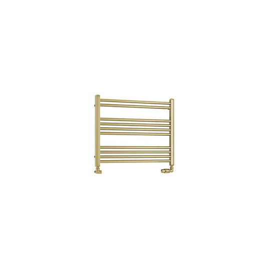 Eastbrook Wendover 600 x 750mm Straight Towel Multirail Brushed Brass | 41.1172