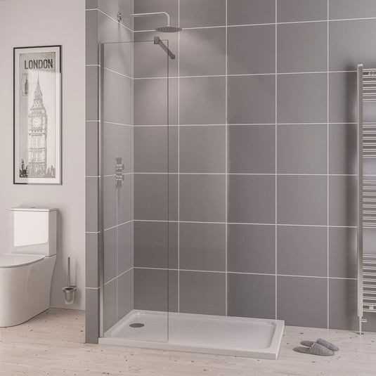 Eastbrook Vantage 2000 Walk-In Wetroom Panel 300x2000mm 6mm Chrome | 49.1018