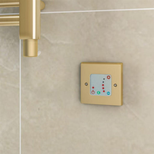 Eastbrook Crafton II Temperature Control Panel Brass Effect | 67.0014