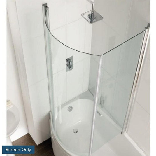 Eastbrook Prado Type 1-2 1950x800mm 6mm Bath Screen LH Silver | 69.2001L