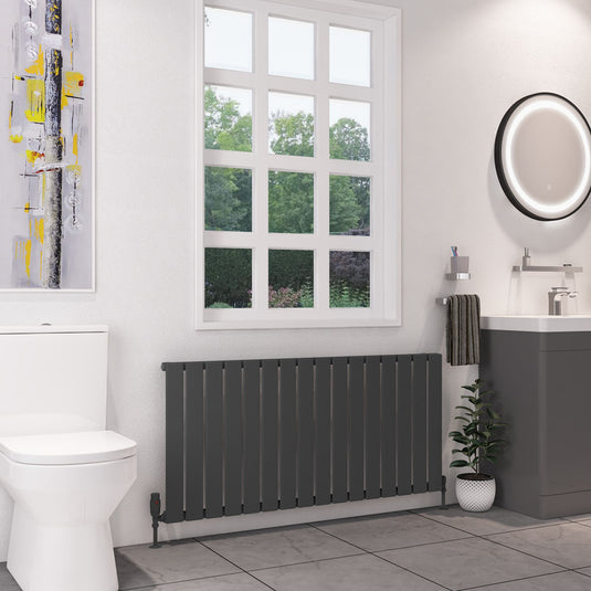 Eastbrook Deddington 600 x 1270mm Radiator Matt Anthracite | 89.0869