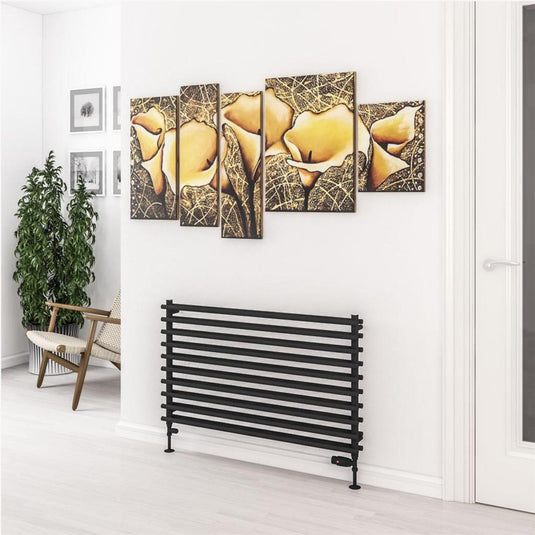 Eastbrook Murano 600 x 1000mm Radiator Matt Black | 89.0919