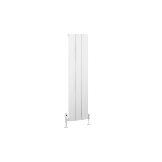Eastbrook Charlton 1200 x 280mm Aluminium Radiator Matt White | 89.0925
