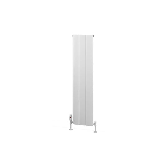 Eastbrook Withington 1200 x 280mm Aluminium Radiator Matt White | 89.0930