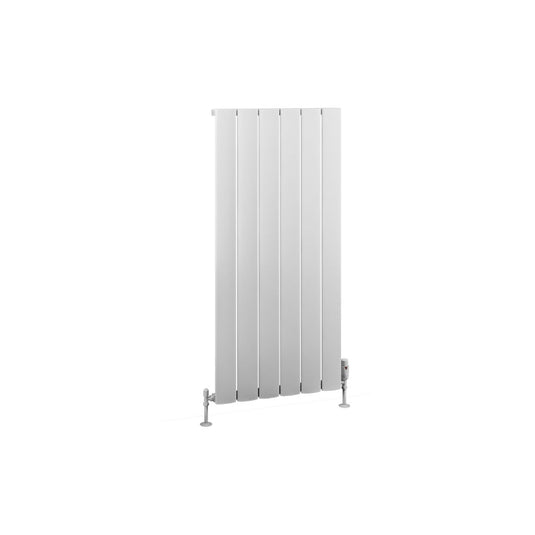 Eastbrook Malmesbury 1200 x 565mm Aluminium Radiator Matt White | 89.0939