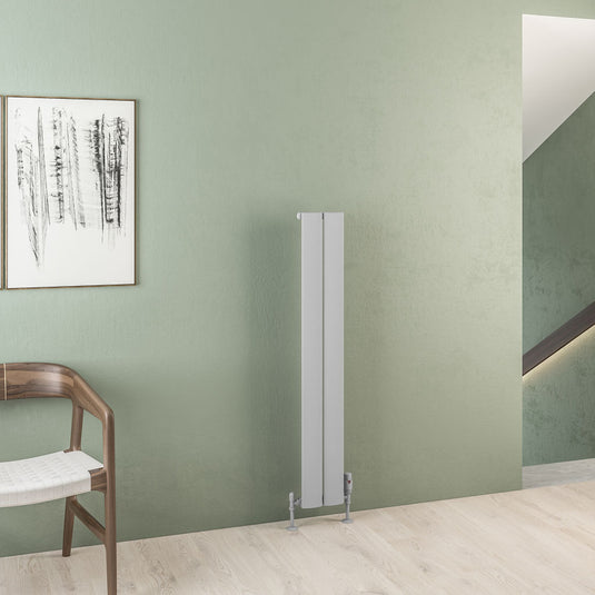 Eastbrook Malmesbury 1200 x 185mm Aluminium Radiator Matt Grey | 89.0946