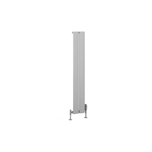 Eastbrook Malmesbury 1200 x 185mm Aluminium Radiator Matt Grey | 89.0946
