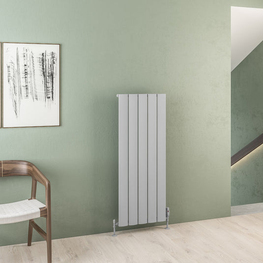 Eastbrook Malmesbury 1200 x 470mm Aluminium Radiator Matt Grey | 89.0949