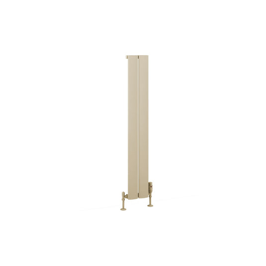 Eastbrook Malmesbury 1200 x 185mm Aluminium Radiator Matt Cappuccino | 89.0952