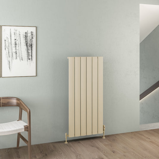 Eastbrook Malmesbury 1200 x 565mm Aluminium Radiator Matt Cappuccino | 89.0956