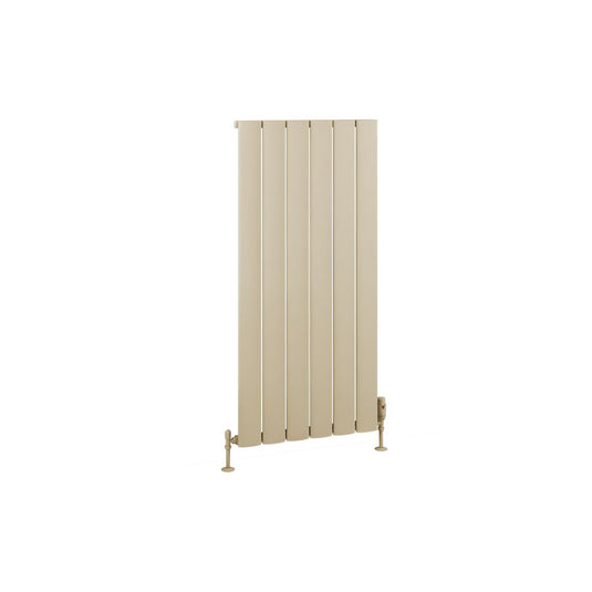 Eastbrook Malmesbury 1200 x 565mm Aluminium Radiator Matt Cappuccino | 89.0956