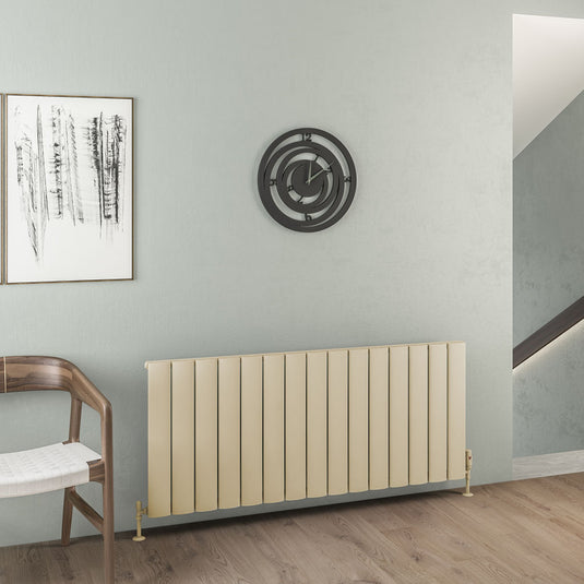 Eastbrook Malmesbury 600 x 1420mm Aluminium Radiator Matt Cappuccino | 89.0957