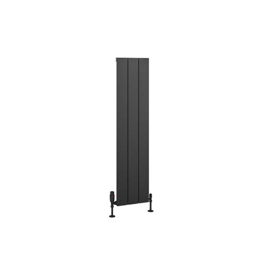 Eastbrook Charlton 1200 x 280mm Aluminium Radiator Matt Anthracite | 89.0958
