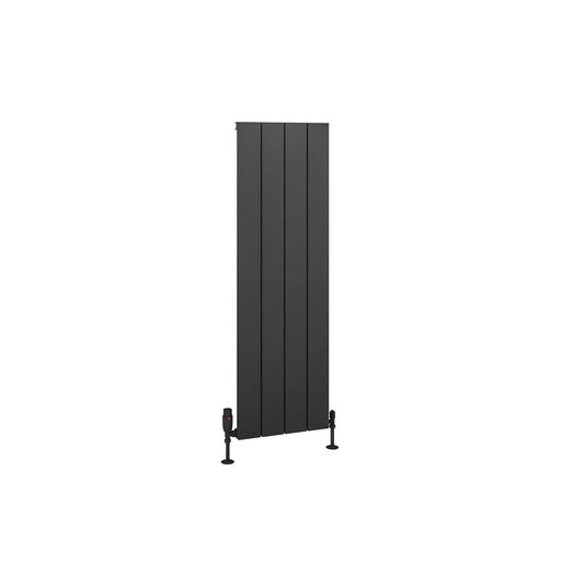 Eastbrook Charlton 1200 x 375mm Aluminium Radiator Matt Anthracite | 89.0959