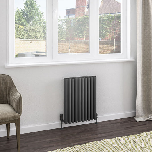 Eastbrook Witney 600 x 470mm Aluminium Radiator Matt Anthracite | 89.0974