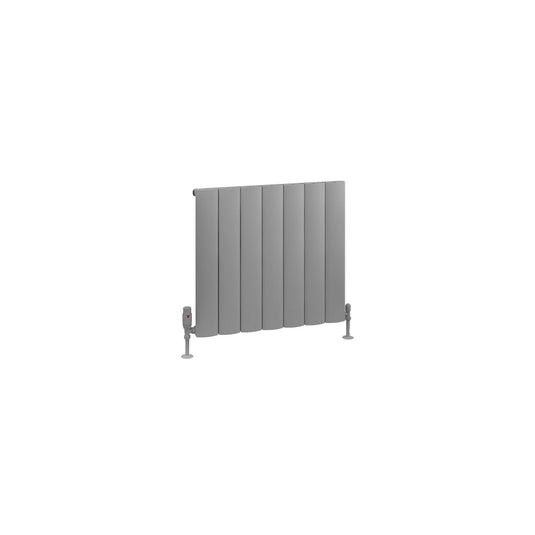 Eastbrook Tordino 600 x 660mm Aluminium Radiator Matt Grey | 89.1210