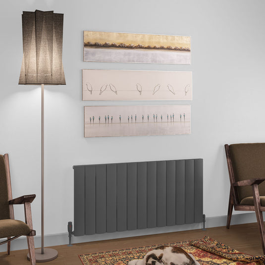 Eastbrook Tordino 600 x 1230mm Aluminium Radiator Matt Anthracite | 89.1222