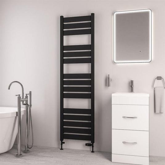 Eastbrook Santero 1800 x 500mm Towel Rail Matt Black | 89.1320