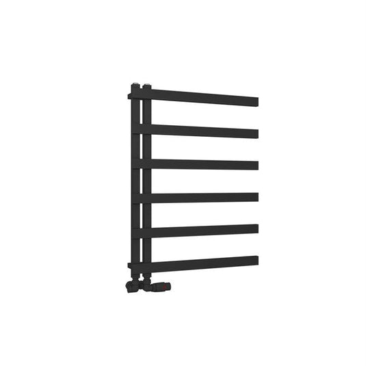 Eastbrook Platani 800 x 600mm Towel Rail Matt Black | 89.1347