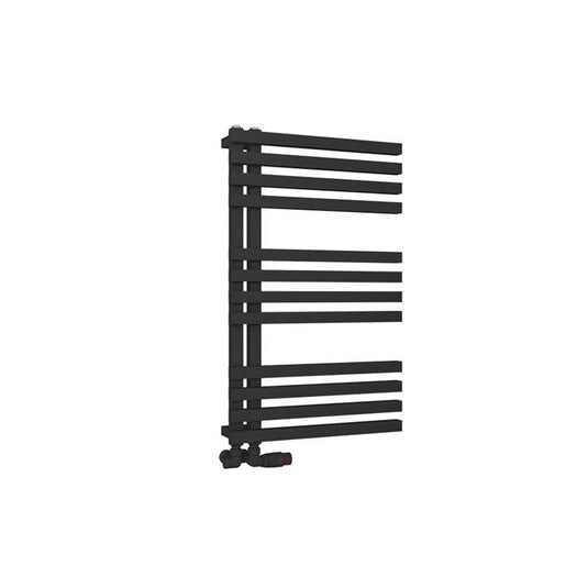 Eastbrook Reinbach 800 x 500mm Towel Rail Matt Black | 89.1382