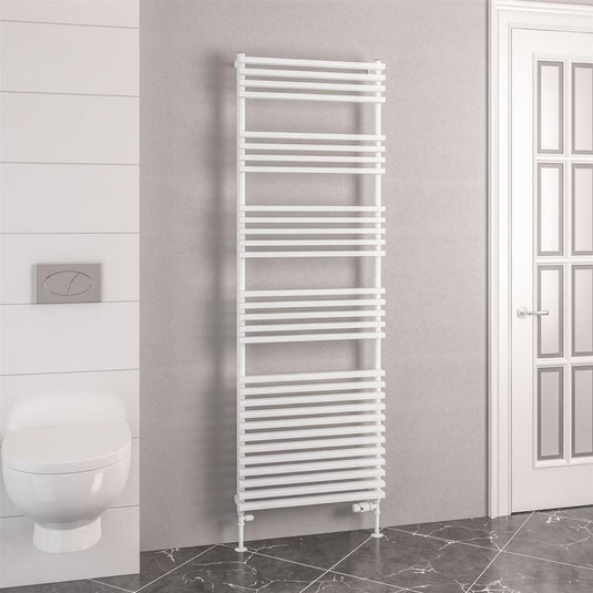 Eastbrook Rowsham 1800 x 600mm Towel Rail Matt White | 89.1393