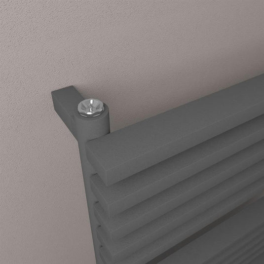 Eastbrook Rowsham 1800 x 500mm Towel Rail Matt Anthracite | 89.1398