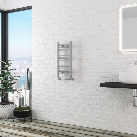Eastbrook Wingrave 600 x 300mm Straight Towel Multirail Matt Grey | 89.1411