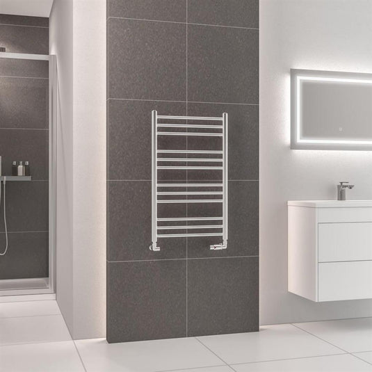 Eastbrook Corinium Round Towel Rail 800x500mm Chrome | 89.1566