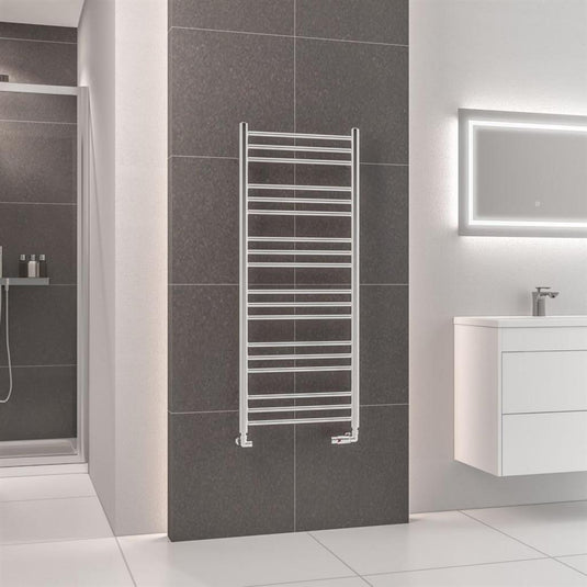 Eastbrook Corinium Round Towel Rail 1200x500mm Chrome | 89.1568