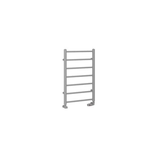 Eastbrook Tuscan Round Towel Rail 800x500mm Matt Grey | 89.1578