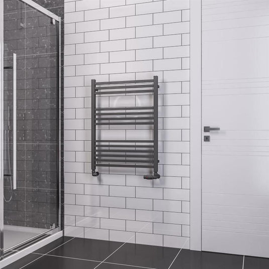 Eastbrook Tuscan Square Towel Multirail 800x600mm Matt Anthracite | 89.1654