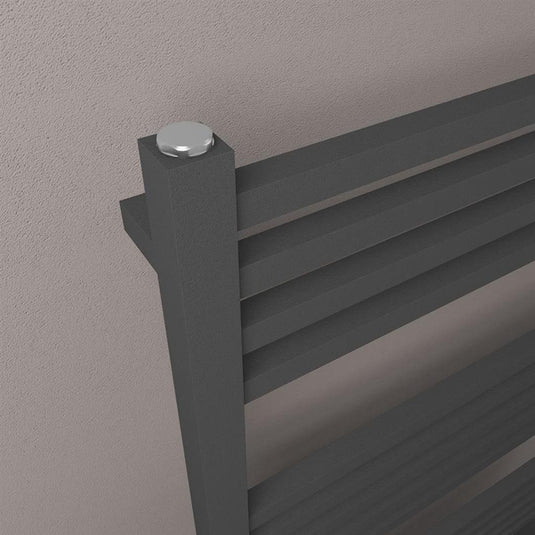 Eastbrook Tuscan Square Towel Multirail 1200x600mm Matt Anthracite | 89.1656