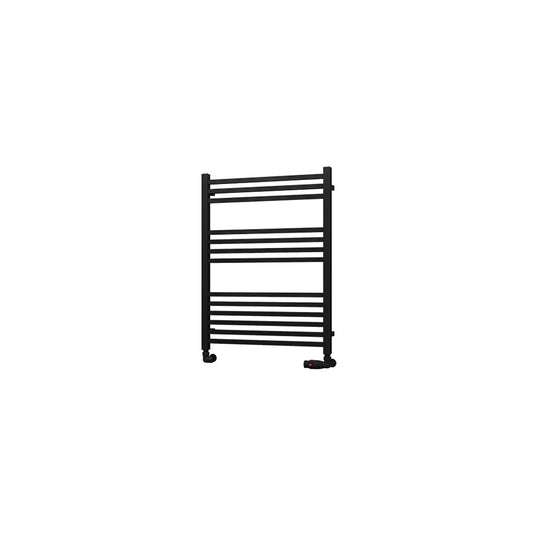 Eastbrook Tuscan Square Towel Multirail 800x600mm Matt Black | 89.1660