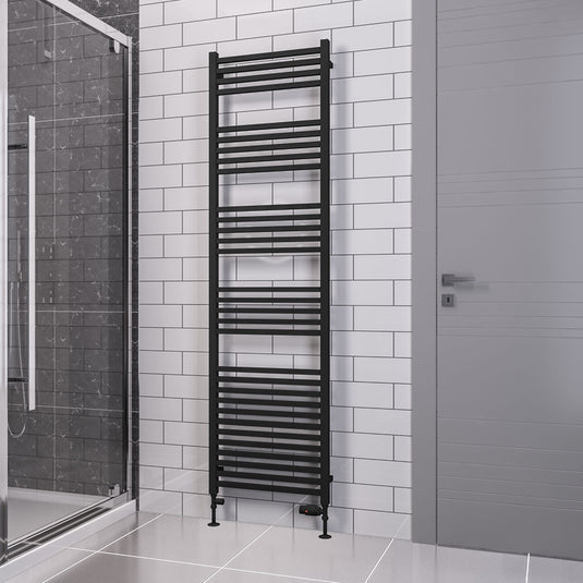 Eastbrook Tuscan Square Towel Multirail 1800x500mm Matt Black | 89.1663