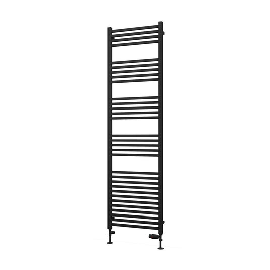 Eastbrook Tuscan Square Towel Multirail 1800x500mm Matt Black | 89.1663