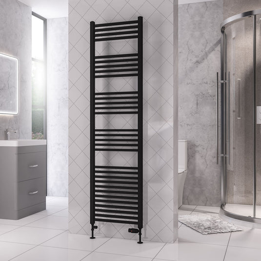 Eastbrook Rion Towel Multirail 1800x500mm Matt Black | 89.1687
