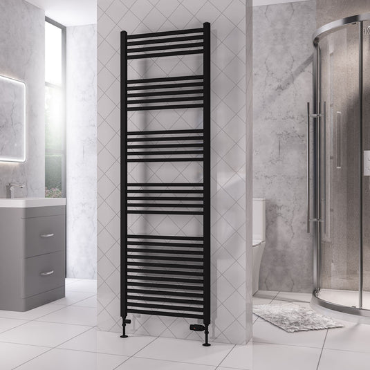 Eastbrook Rion Towel Multirail 1800x600mm Matt Black | 89.1688