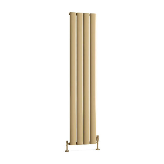 Eastbrook Malmesbury Aluminium Radiator 1800x375mm Brass Effect | 89.1769