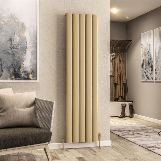 Eastbrook Malmesbury Aluminium Radiator 1800x470mm Brass Effect | 89.1770