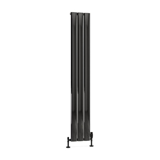 Eastbrook Malmesbury Aluminium Radiator 1800x280mm Black Effect | 89.1776
