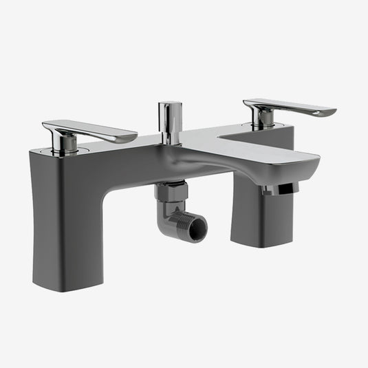 Eastbrook Helston Bath Shower Mixer inc Kit Chrome Matt Anthracite | 93.0018